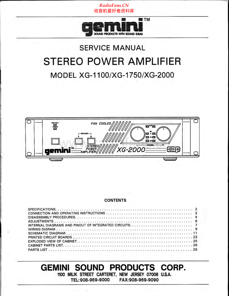 Gemini-XG1750-pwr-sm维修电路原理图.pdf_第1页