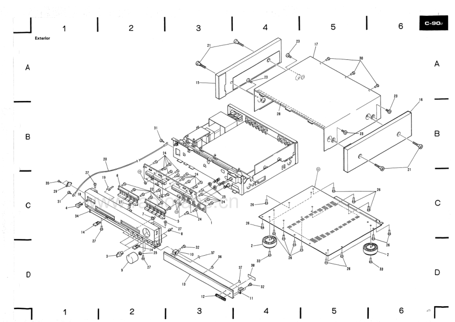 Pioneer-C90a-pre-sm 维修电路原理图.pdf_第3页
