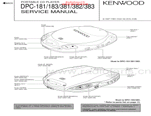 Kenwood-DPC381-dm-sm 维修电路原理图.pdf