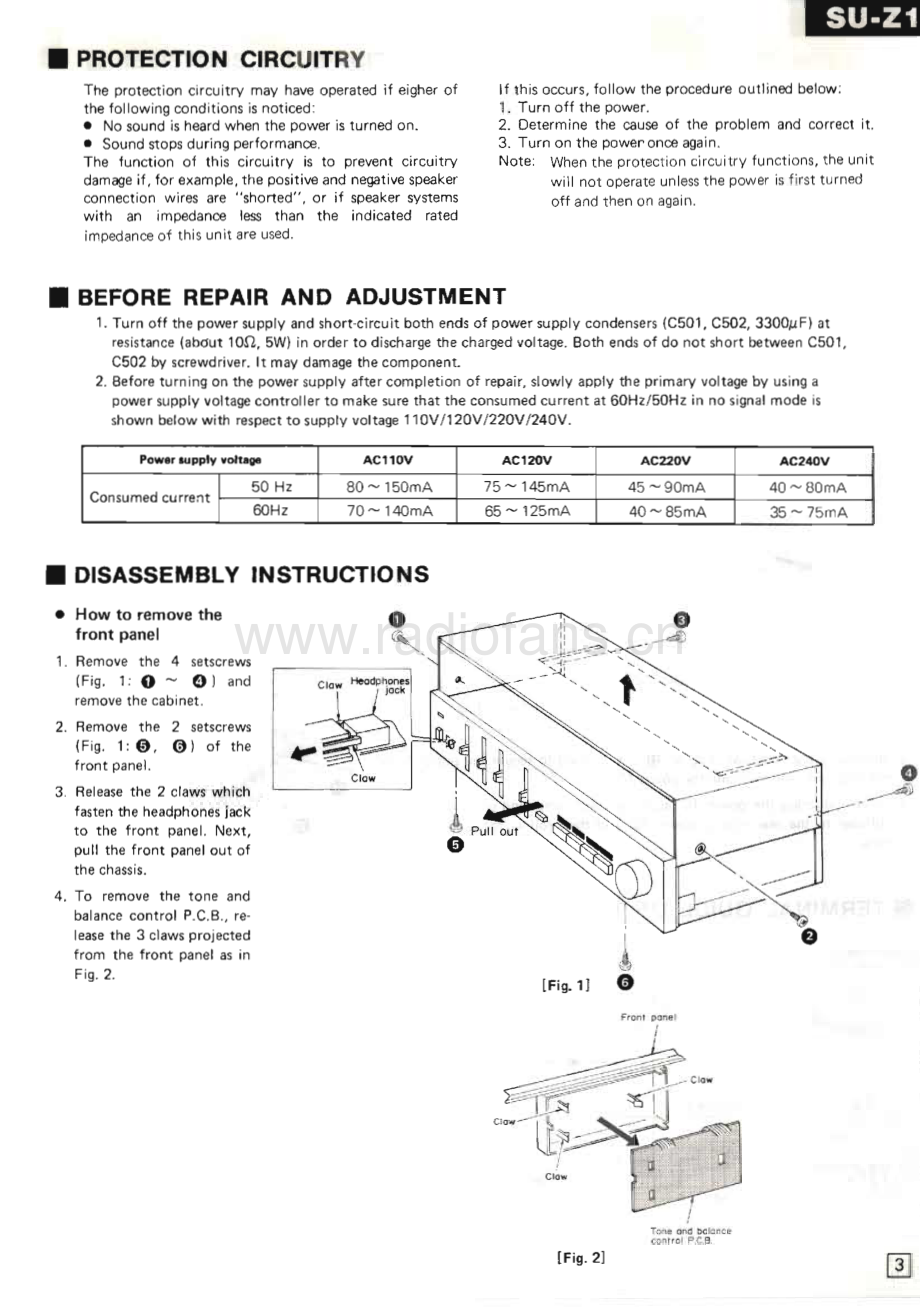 Technics-SUZ15-int-sm 维修电路原理图.pdf_第3页