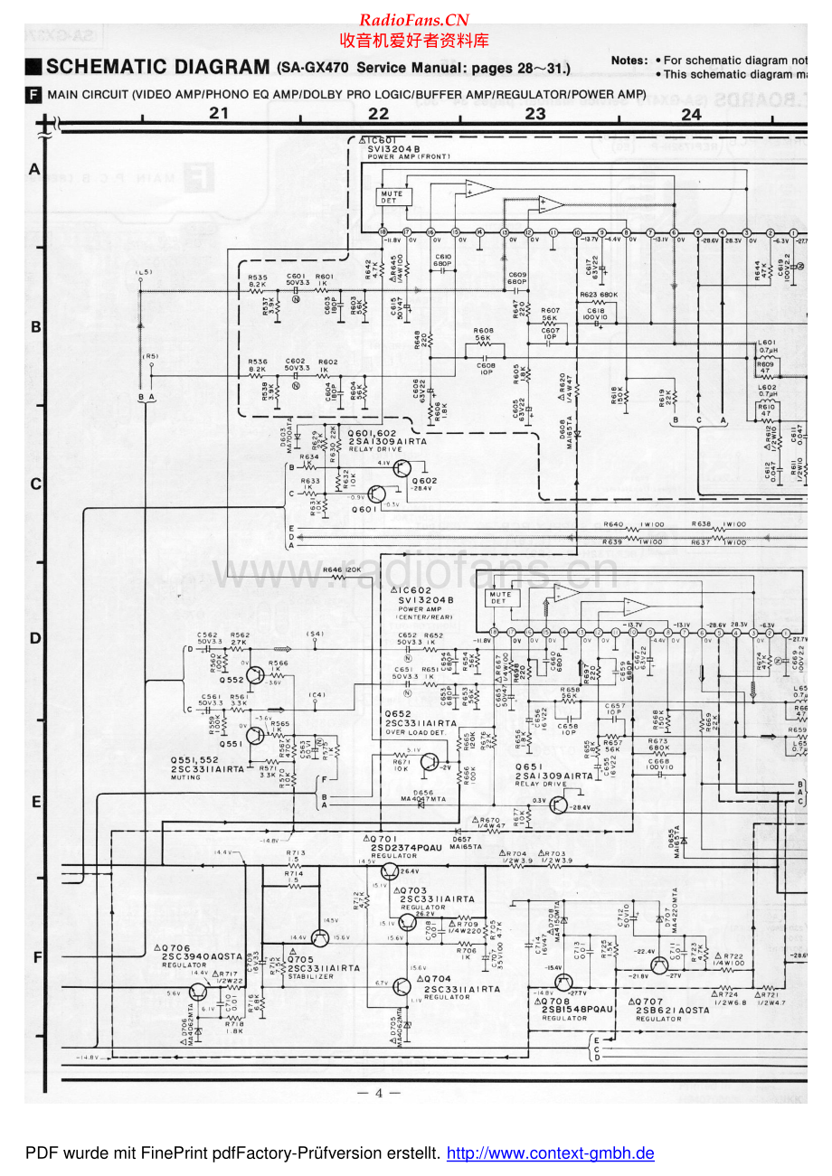 Technics-SAGX370-avr-sm 维修电路原理图.pdf_第2页