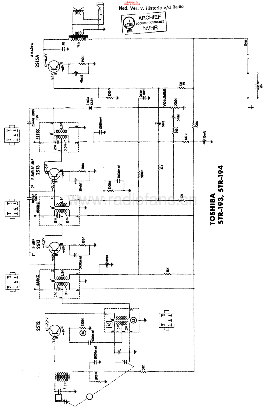 Toshiba-5TR194-pr-sch 维修电路原理图.pdf_第1页