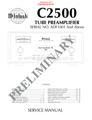 McIntosh-C2500-pre-sm(1) 维修电路原理图.pdf