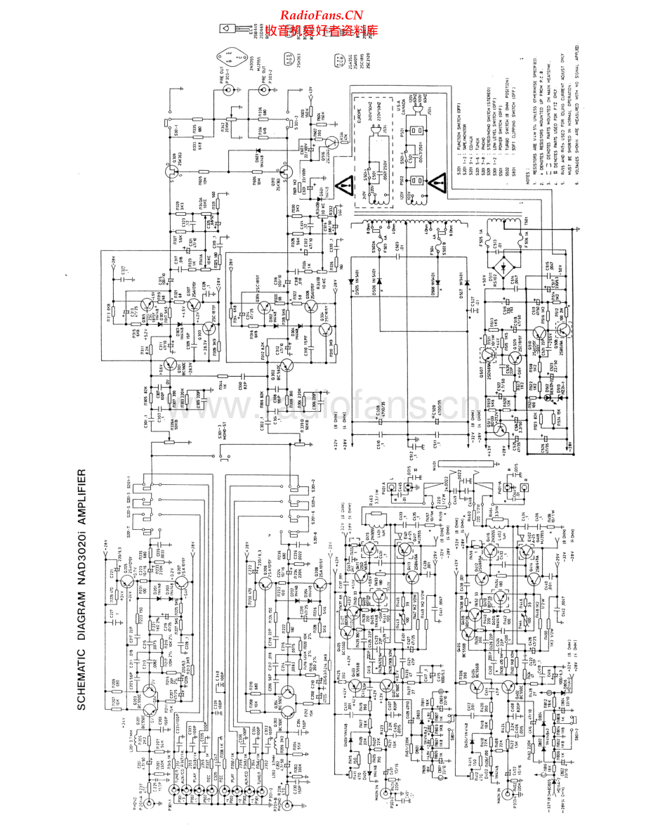 NAD-3020i-int-sch 维修电路原理图.pdf_第1页