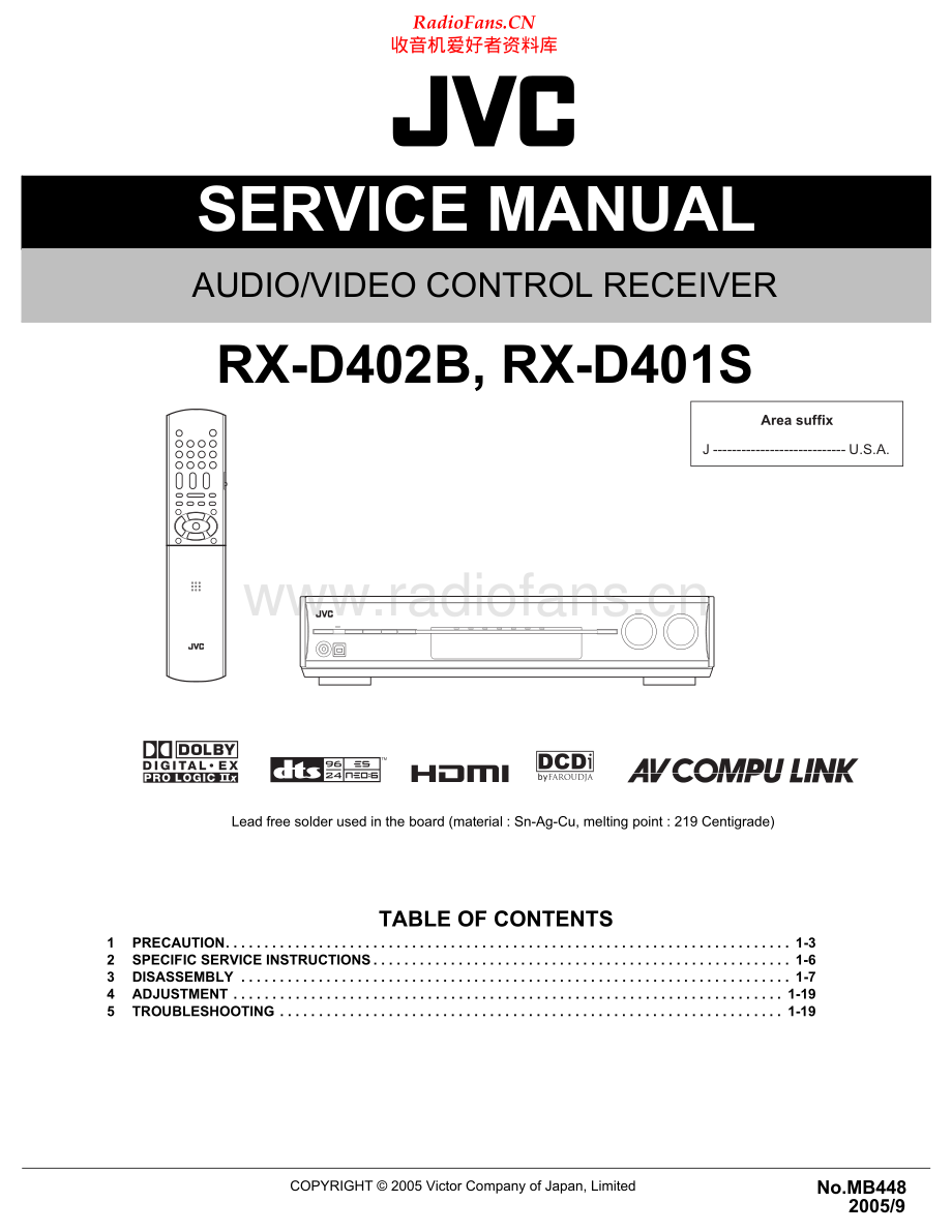 JVC-RXD401S-avr-sch 维修电路原理图.pdf_第1页
