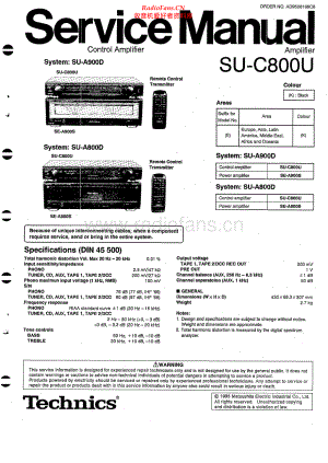 Technics-SUC800U-pre-sm(1) 维修电路原理图.pdf