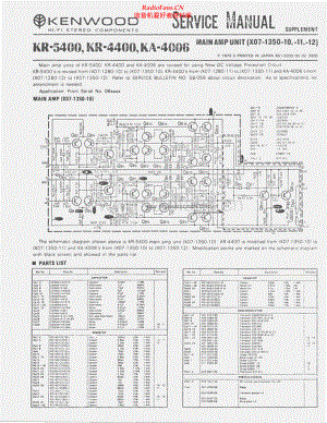 Kenwood-KR5400-int-sup 维修电路原理图.pdf