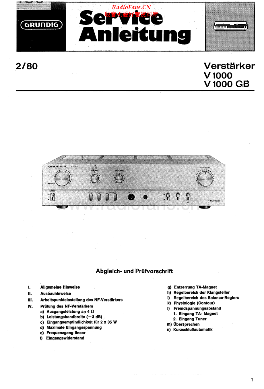 Grundig-V1000GB-int-sm维修电路原理图.pdf_第1页