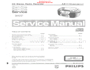Philips-AZ1110-gb-sm 维修电路原理图.pdf