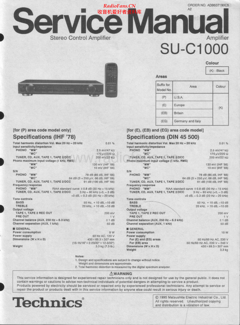 Technics-SUC1000-pre-sch(1) 维修电路原理图.pdf_第1页