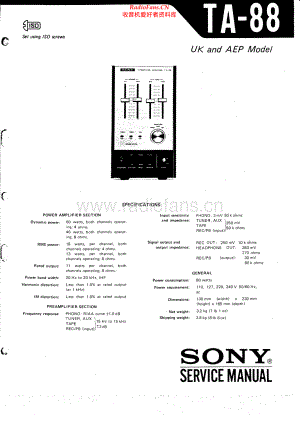Sony-TA88-int-sm 维修电路原理图.pdf