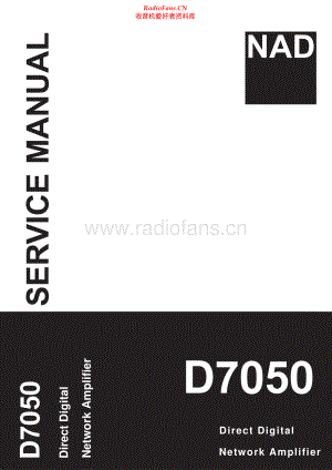 NAD-D7050-int-sm 维修电路原理图.pdf
