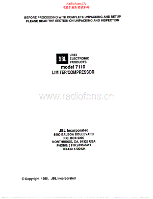 JBL-7110-lim-sm 维修电路原理图.pdf
