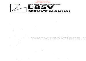 Luxman-L85V-int-sm 维修电路原理图.pdf