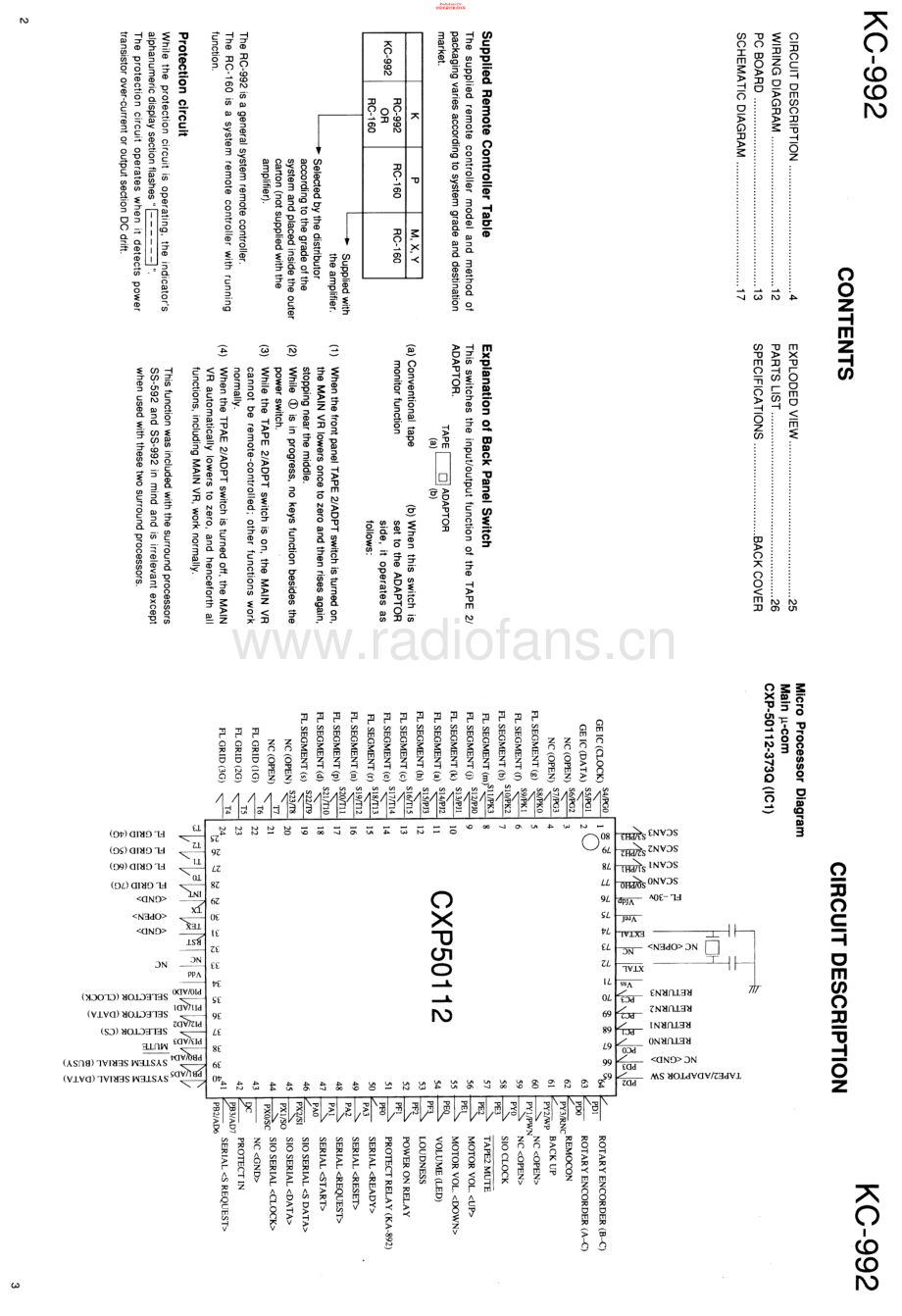 Kenwood-KC992-pre-sm 维修电路原理图.pdf_第2页