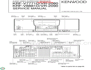 Kenwood-KRFV8881D-avr-sm 维修电路原理图.pdf