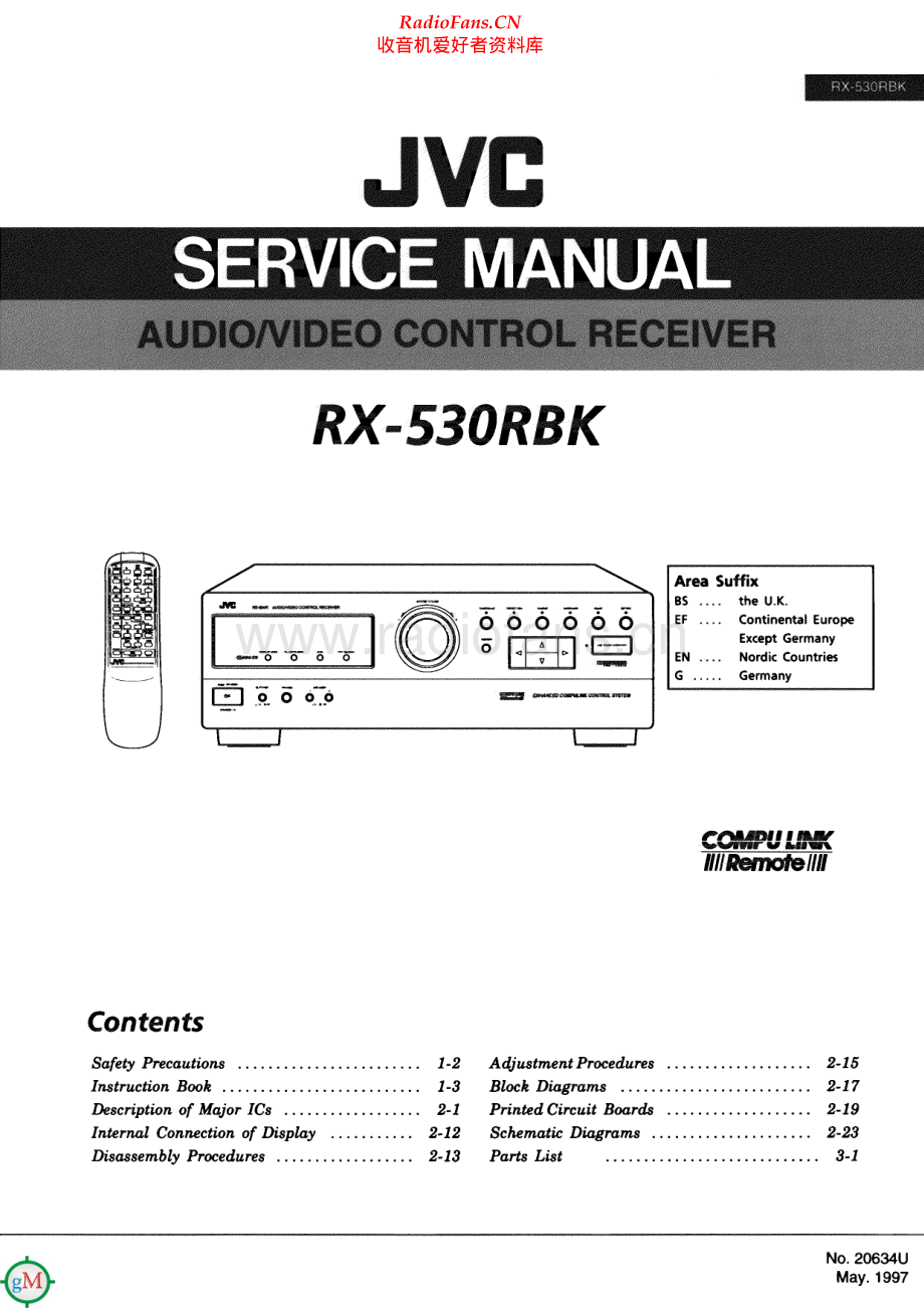 JVC-RX530RBK-avr-sm 维修电路原理图.pdf_第1页