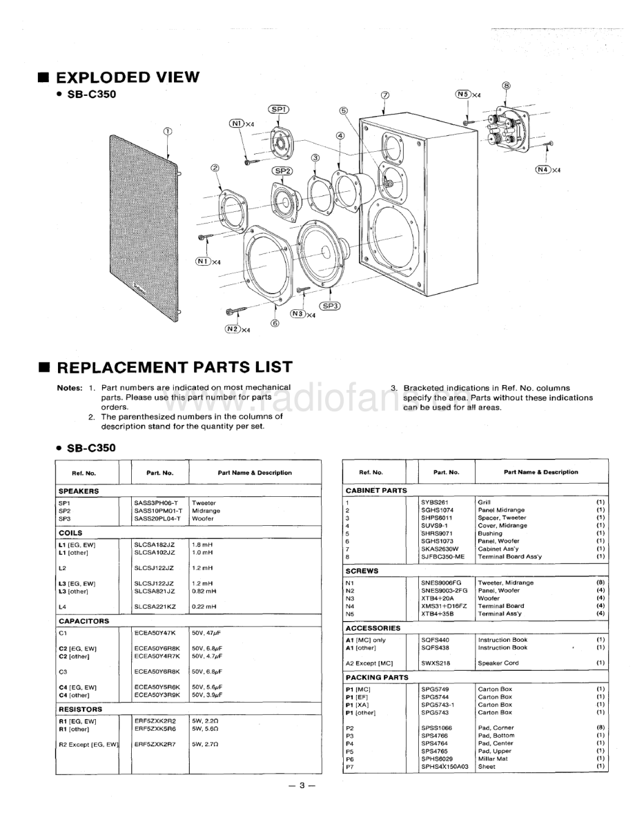Technics-SBC250-spk-sm 维修电路原理图.pdf_第3页