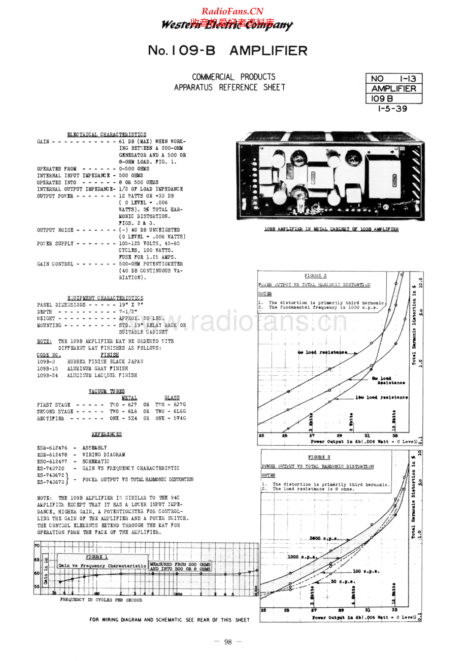 WesternElectric-109B-pwr-sm 维修电路原理图.pdf_第1页
