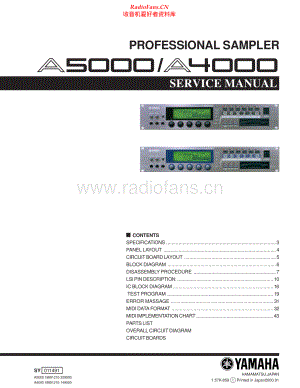 Yamaha-A5000-sam-sm(1) 维修电路原理图.pdf