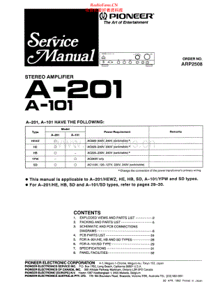Pioneer-A101-int-sm 维修电路原理图.pdf