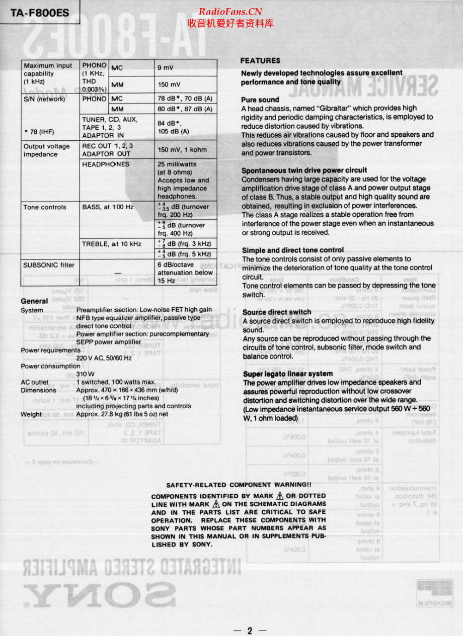Sony-TAF800ES-int-sm 维修电路原理图.pdf_第2页