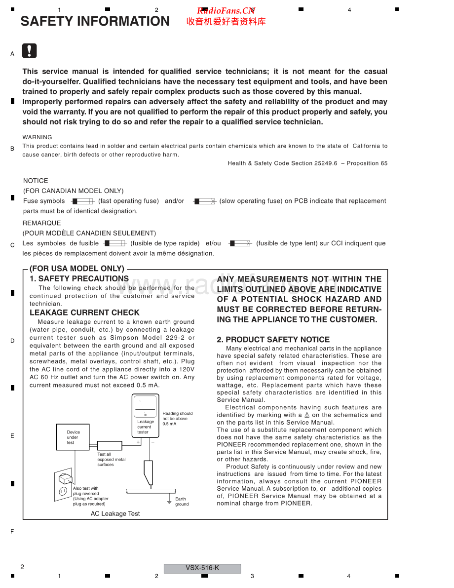 Pioneer-VSX516S-avr-sm 维修电路原理图.pdf_第2页