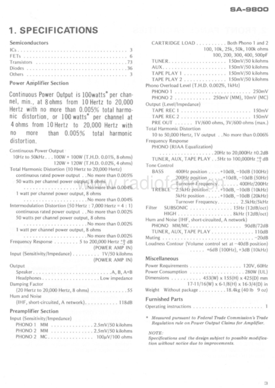 Pioneer-SA9800-int-sm 维修电路原理图.pdf_第3页