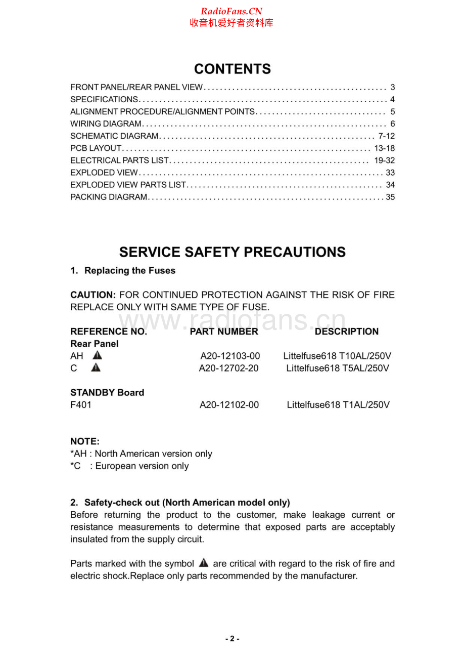 NAD-C275BEE-pwr-sm 维修电路原理图.pdf_第2页