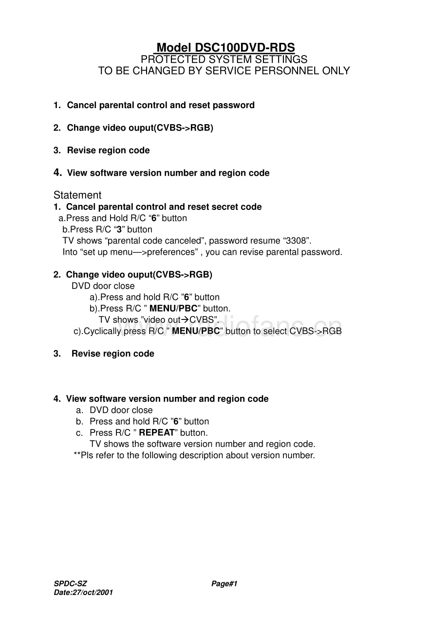 JBL-DSC400-dsc-sm 维修电路原理图.pdf_第3页
