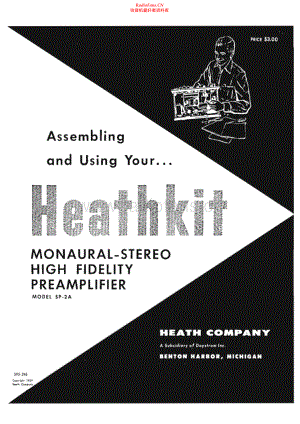 Heathkit-SP2A-pre-sm 维修电路原理图.pdf