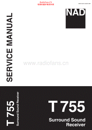 NAD-T755-avr-sm 维修电路原理图.pdf
