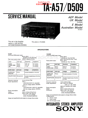 Sony-TAD509-int-sm 维修电路原理图.pdf