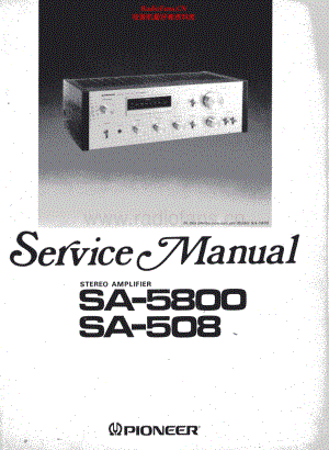 Pioneer-SA508-int-sm 维修电路原理图.pdf