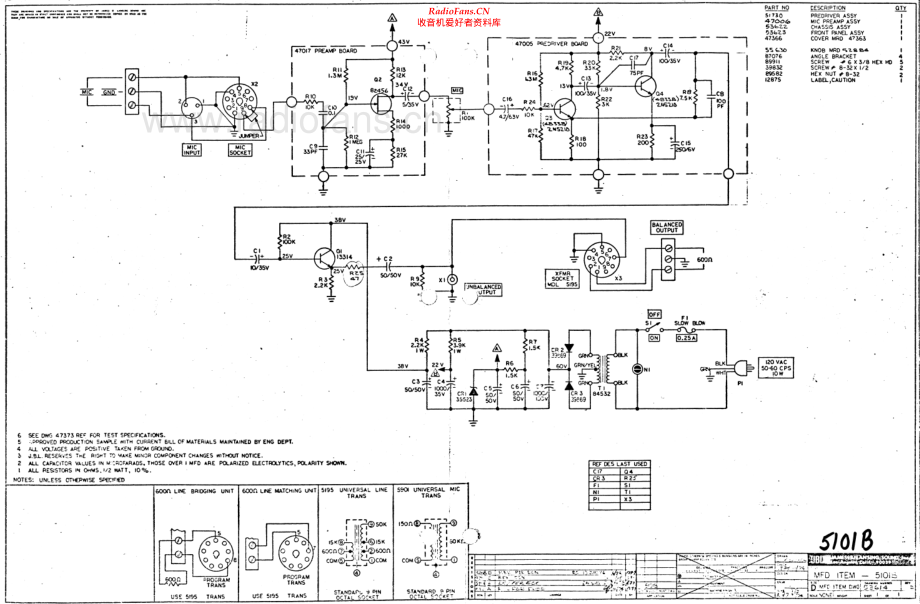 JBL-5101B-pre-sch 维修电路原理图.pdf_第1页