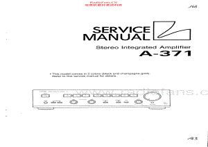 Luxman-A371-int-sm 维修电路原理图.pdf