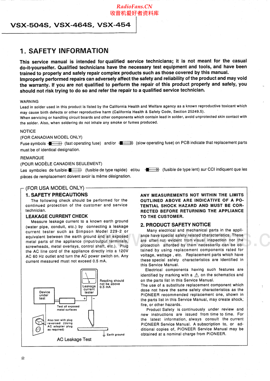 Pioneer-VSX464S-avr-sm 维修电路原理图.pdf_第2页