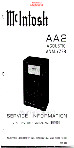 McIntosh-AA2-lab-sm 维修电路原理图.pdf