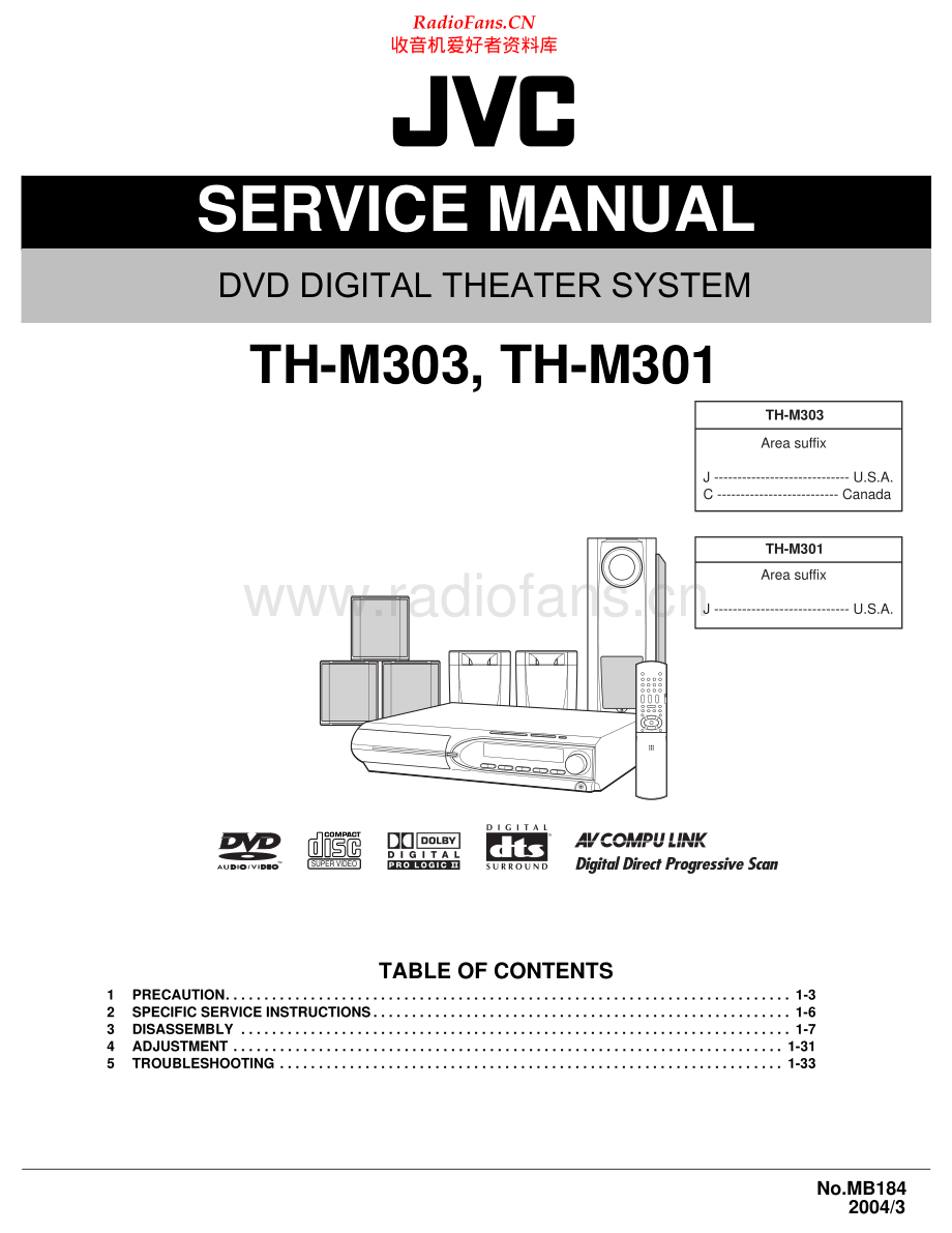 JVC-THM301-ddts-sm 维修电路原理图.pdf_第1页