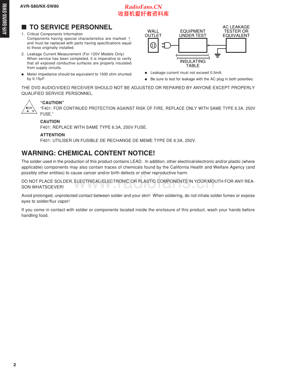 Yamaha-AVRS80-avr-sm(1) 维修电路原理图.pdf_第2页