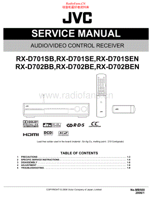 JVC-RXD702B-avr-sch 维修电路原理图.pdf
