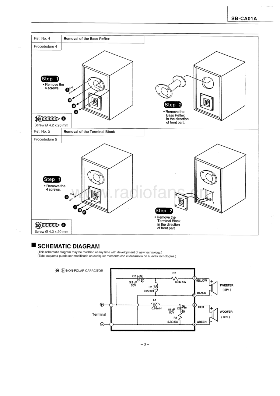 Technics-SBCA01A-spk-sm 维修电路原理图.pdf_第3页