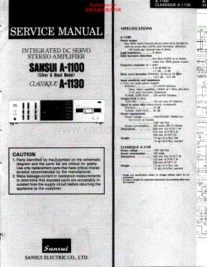 Sansui-A1130-int-sm 维修电路原理图.pdf