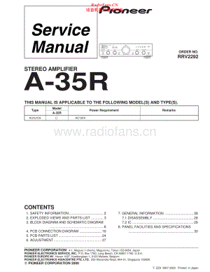 Pioneer-A35R-int-sm 维修电路原理图.pdf