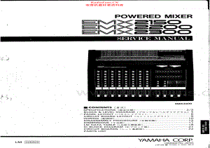 Yamaha-EMX2150-mix-sm 维修电路原理图.pdf