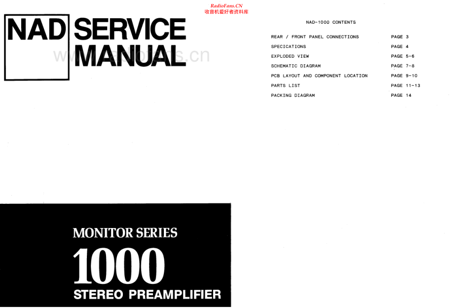 NAD-1000-pre-sm 维修电路原理图.pdf_第1页