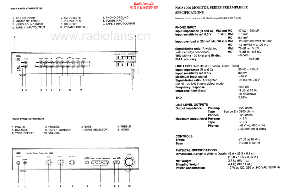 NAD-1000-pre-sm 维修电路原理图.pdf_第2页