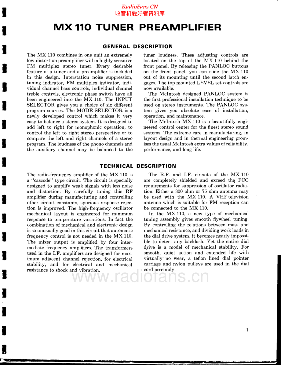 McIntosh-MX110-pre-sm 维修电路原理图.pdf_第2页