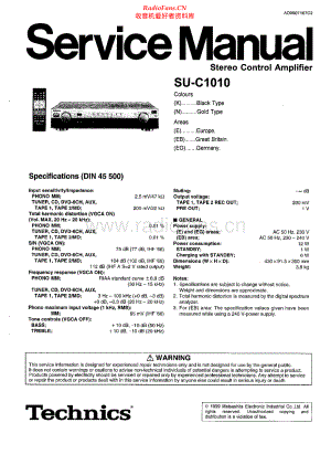 Technics-SUC1010-pre-sm(1) 维修电路原理图.pdf