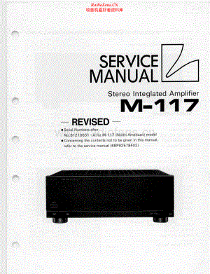 Luxman-M117-int-smr 维修电路原理图.pdf